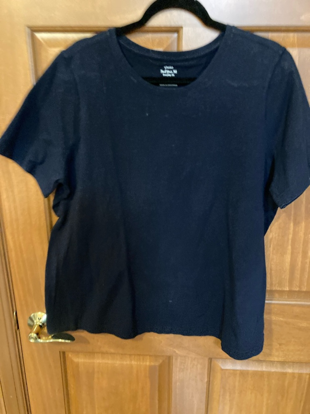 CJ Banks navy blue Everyday Fit Crewneck Tee